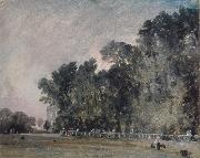 John Constable Landscape study:Scene in a park oil